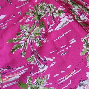 NWOT NORTON McNAUGHTON PALM TROPICAL MAGENTA HOT PINK SKIRT & CAMI SET Size 14